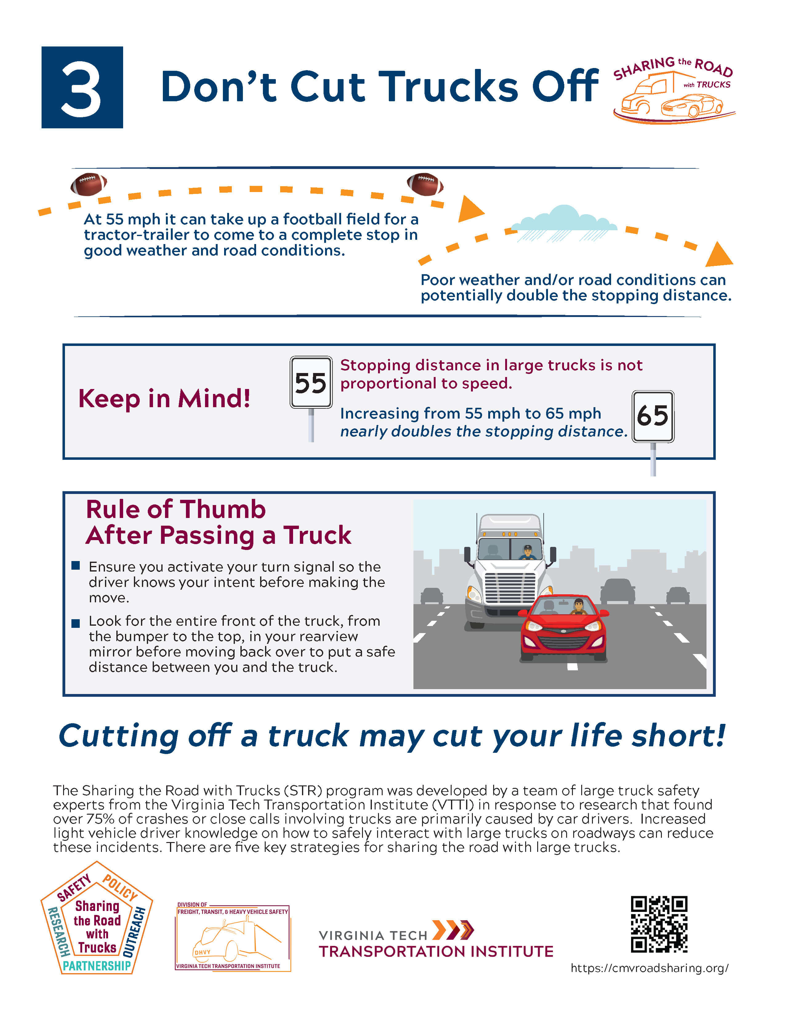 Thumbnail for a one-pager about not cutting trucks off